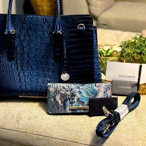 Brahmin with paired wallet and pen